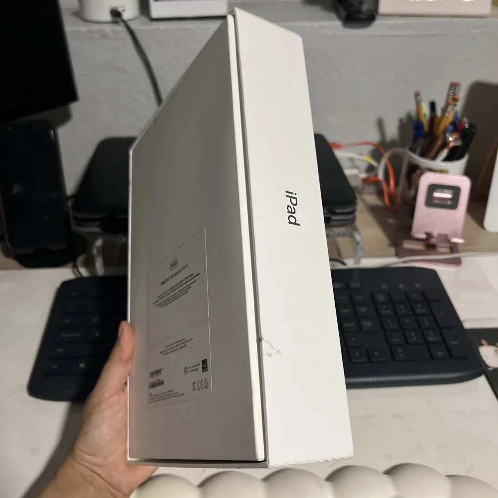 Empty Box for Apple MK2K3LL/A iPad Wi-Fi 64GB Space Gray 9th Generation No iPad